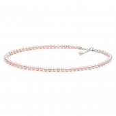 Colier perle naturale roz nude si argint DiAmanti FARL765-G